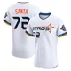 Men's Alimber Santa Houston Astros ＃72 White Elite - 2025 City Connect Jersey