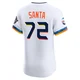 Men's Alimber Santa Houston Astros ＃72 White Elite - 2025 City Connect Jersey