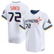 Men's Alimber Santa Houston Astros ＃72 White Limited - 2025 City Connect Jersey
