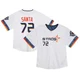 Men's Alimber Santa Houston Astros ＃72 White Limited - Toddler 2025 City Connect Jersey