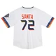 Men's Alimber Santa Houston Astros ＃72 White Limited - Toddler 2025 City Connect Jersey