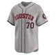 Men's Andre Scrubb Houston Astros ＃70 Gray Limited - Away Jersey