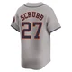 Men's Andre Scrubb Houston Astros ＃70 Gray Limited - Away Jersey
