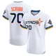 Men's Andre Scrubb Houston Astros ＃70 White Elite - 2025 City Connect Jersey