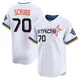 Men's Andre Scrubb Houston Astros ＃70 White Limited - 2025 City Connect Jersey
