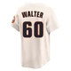 Men's Brandon Walter Houston Astros ＃60 Cream Limited - Throwback Cooperstown Collection Jersey