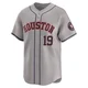 Men's Brian Hunter Houston Astros ＃19 Gray Limited - Away Jersey