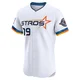 Men's Brian Hunter Houston Astros ＃19 White Elite - 2025 City Connect Jersey