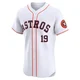 Men's Brian Hunter Houston Astros ＃19 White Elite - Home Jersey