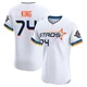 Men's Bryan King Houston Astros ＃74 White Elite - 2025 City Connect Jersey
