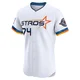Men's Bryan King Houston Astros ＃74 White Elite - 2025 City Connect Jersey