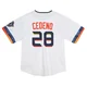 Men's Cesar Cedeno Houston Astros ＃28 White Limited - Toddler 2025 City Connect Jersey