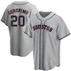 Men's Cesar Geronimo Houston Astros ＃20 Gray Replica - Road Jersey