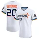 Men's Cesar Geronimo Houston Astros ＃20 White Elite - 2025 City Connect Jersey
