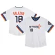 Men's Cesar Salazar Houston Astros ＃18 White Limited - Toddler 2025 City Connect Jersey