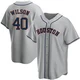 Men's Don Wilson Houston Astros ＃40 Gray Replica - Road Jersey