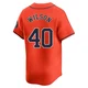 Men's Don Wilson Houston Astros ＃40 Orange Limited - Alternate Jersey