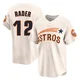 Men's Doug Rader Houston Astros ＃12 Cream Limited - Throwback Cooperstown Collection Jersey
