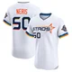 Men's Hector Neris Houston Astros ＃50 White Elite - 2025 City Connect Jersey