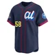 Men's Hunter Brown Houston Astros ＃58 Navy Limited - American League 2025 All-Star Edition Jersey