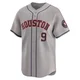Men's Hunter Pence Houston Astros ＃9 Gray Limited - Away Jersey