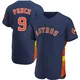 Men's Hunter Pence Houston Astros ＃9 Navy Authentic - Alternate Jersey