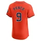 Men's Hunter Pence Houston Astros ＃9 Orange Elite - Alternate Vapor Premier Jersey
