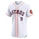 Men's Hunter Pence Houston Astros ＃9 White Elite - Home Jersey