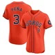 Men's Jeremy Pena Houston Astros ＃3 Orange Elite - Alternate Vapor Premier Jersey