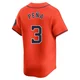 Men's Jeremy Pena Houston Astros ＃3 Orange Limited - Alternate Jersey