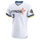 Men's Jeremy Pena Houston Astros ＃3 White Elite - 2025 City Connect Jersey