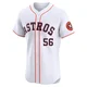 Men's Jim Bouton Houston Astros ＃56 White Elite - Home Jersey