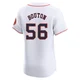 Men's Jim Bouton Houston Astros ＃56 White Elite - Home Jersey