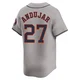 Men's Joaquin Andujar Houston Astros ＃47 Gray Limited - Away Jersey