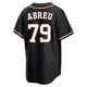 Men's Jose Abreu Houston Astros ＃79 Black Replica - Fashion Out Jersey