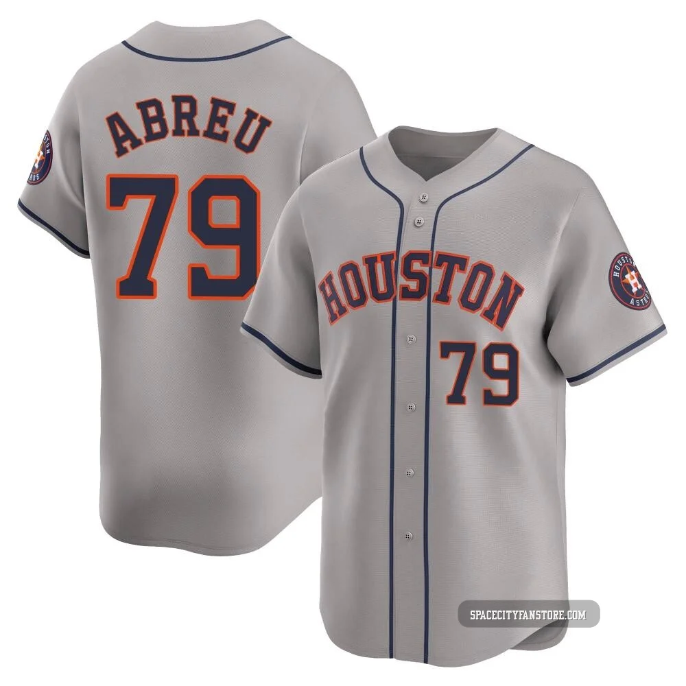 Men's Jose Abreu Houston Astros ＃79 Gray Limited - Away Jersey