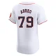 Men's Jose Abreu Houston Astros ＃79 White Elite - Home Jersey