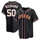 Men's J.R. Richard Houston Astros ＃50 Black Replica - Fashion Out Jersey