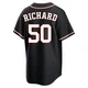 Men's J.R. Richard Houston Astros ＃50 Black Replica - Fashion Out Jersey