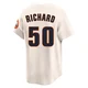 Men's J.R. Richard Houston Astros ＃50 Cream Limited - Throwback Cooperstown Collection Jersey