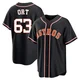 Men's Kaleb Ort Houston Astros ＃63 Black Replica - Fashion Out Jersey