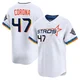 Men's Kenedy Corona Houston Astros ＃47 White Limited - 2025 City Connect Jersey
