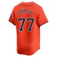 Men's Luis Garcia Houston Astros ＃77 Orange Limited - Alternate Jersey