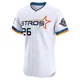 Men's Luis Gonzalez Houston Astros ＃26 White Elite - 2025 City Connect Jersey