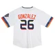 Men's Luis Gonzalez Houston Astros ＃26 White Limited - Toddler 2025 City Connect Jersey