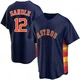 Men's Michael Sandle Houston Astros ＃12 Navy Replica - Alternate Jersey