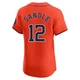 Men's Michael Sandle Houston Astros ＃12 Orange Elite - Alternate Vapor Premier Jersey