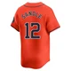 Men's Michael Sandle Houston Astros ＃12 Orange Limited - Alternate Jersey