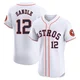 Men's Michael Sandle Houston Astros ＃12 White Elite - Home Jersey