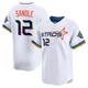 Men's Michael Sandle Houston Astros ＃12 White Limited - 2025 City Connect Jersey